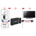 Adaptor VGA la Scart cu telecomanda, Active, Full HD, convertor analog video si sunet audio cu mufa mama Vga Euroscart, cablu alimentare USB 5V, compatibilitate: laptop, calculator pc, dvr, tv, video, dvd, televizor