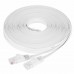 Cablu retea cat6 Plat ACTIVE, 10M, UTP, negru, mufat 2 x rj45 cat.6 