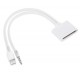 Cablu adaptor compatibil Iphone tip Lightning 8 pini si Audio Jack 3.5mm tata la 30 pini mama, pentru Iphone 5/6/7/s/c/plus, Ipad, Ipod, pentru iOS 8