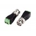 Set 8 conectori BNC cu 2 borne prindere, mufa tata, camere supraveghere video, pentru orice cablu (coaxial, retea, electric)