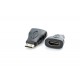 Adaptor / Mufa HDMI mama la mini HDMI tata, ACTIVE, negru, hdmi a la mini hdmi c, contacte aurite, ambalaj individual
