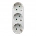 Triplu Stecher, Active, 3 Prize mama cu impamantare, protectie copii, curent 250V/16A/3500W