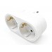 Dublu Stecher, Active, 2 Prize mama cu impamantare, protectie copii, curent 250V/16A/3500W