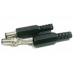 Set 5 Mufa / Conector alimentare tata 5.5x2.1 pe fir 12V DC , Active, pentru camere supraveghere cctv, negru