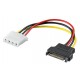Adaptor alimentare s-ata - molex (ide), cablu 17cm, Active, sursa sata mama la molex tata