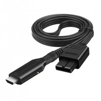 Cablu compatibil Nintendo N64 la HDMI, Active, 1M, Full HD, convertor analog la digital, mufa video si sunet audio, alimentare usb 5v, compatibilitate: consola n64/GC/GameCube/SNES la televizor/ monitor tv cu hdmi