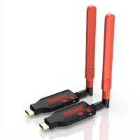Kit Extensie HDMI Wireless, Active, video transmisie-receptie fara fir 150m, full HD, plug and play, alimentare USB 5v, spre monitor, tv, videoproiector