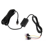 Kit USB-C pentru alimentarea permanenta a camerei auto DVR la tabloul de sigurante compatibil type-c, 3 fire, cablu 3.5m, intrare 12v/24v, iesire, 5v-3A Dash Camera DVR Kit